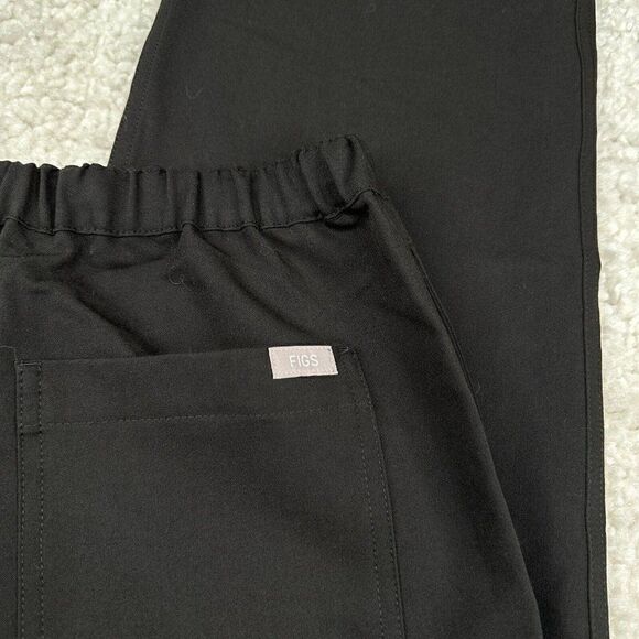 Figs Pisco Basic Scrub Pants Black NEW - Picture 8 of 14